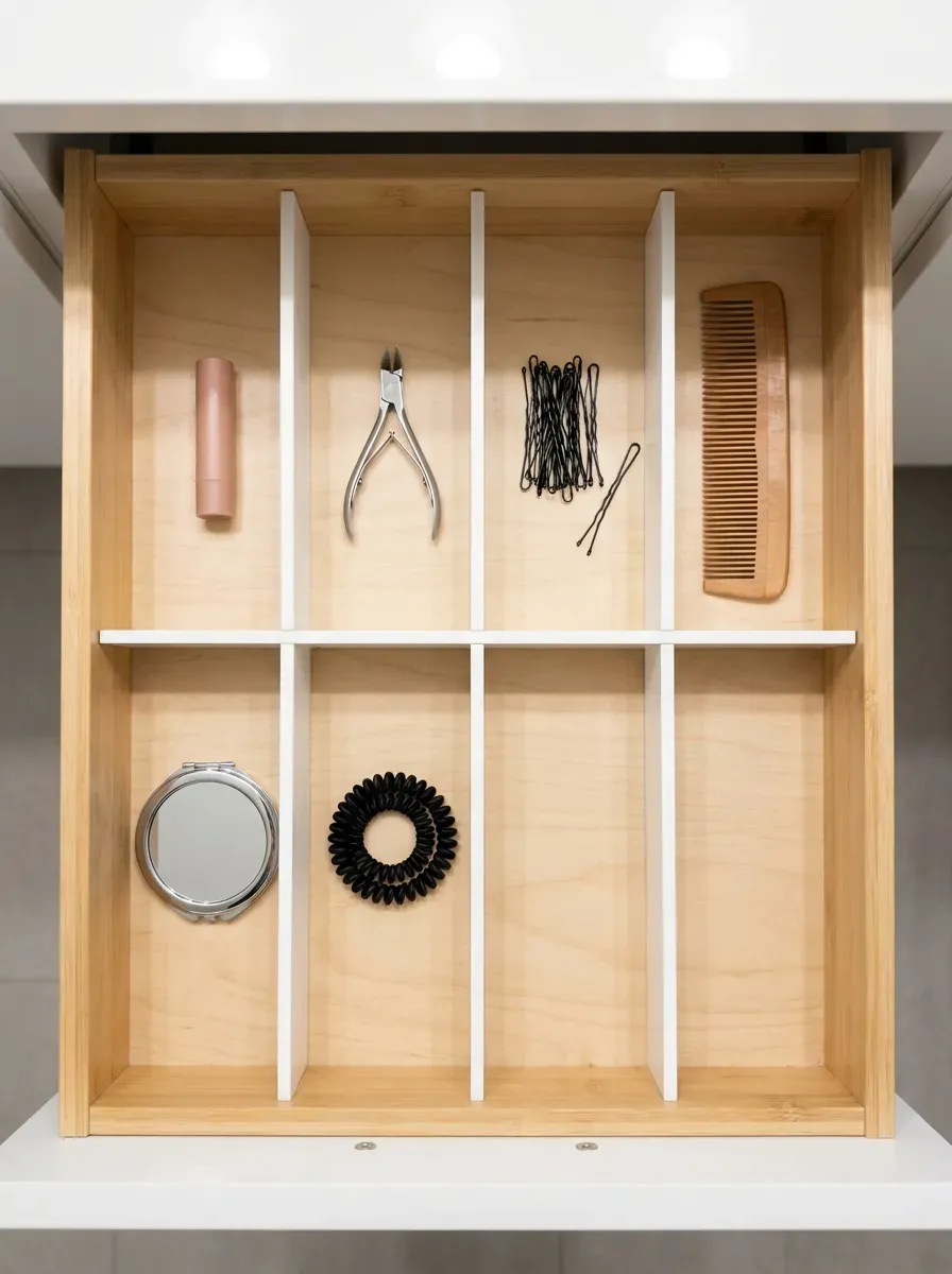 Bathroom counter organization