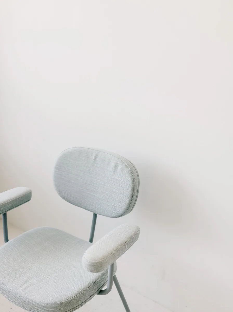 Office chair in a bright workspace