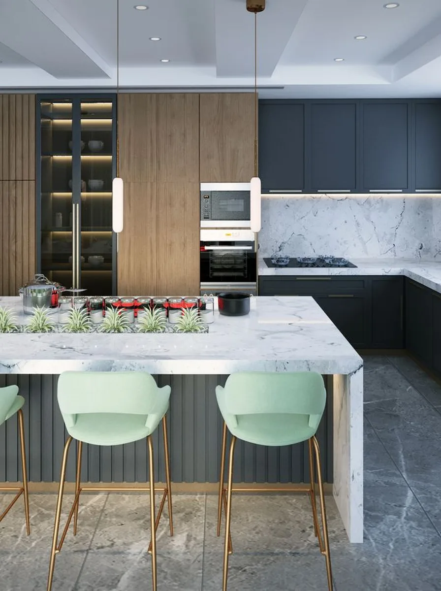 Hang a Pendant in the Centre — bay window in a kitchen
