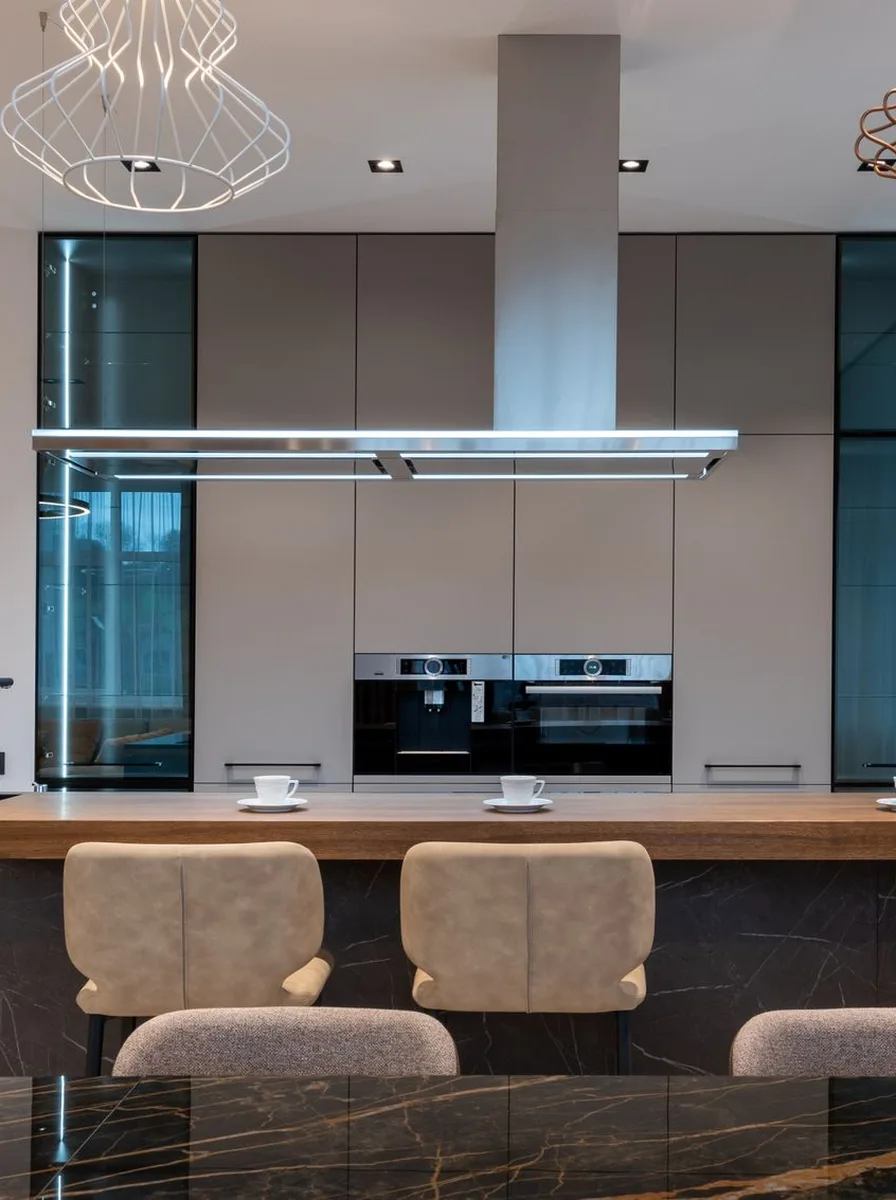 Use a Curved Curtain Track — bay window in a kitchen