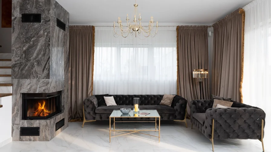 Serene living room retreat with cozy armchairs and soft neutral tones
