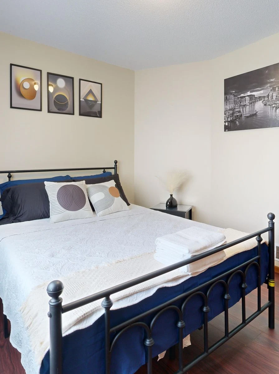 Live-Edge Headboard Bed