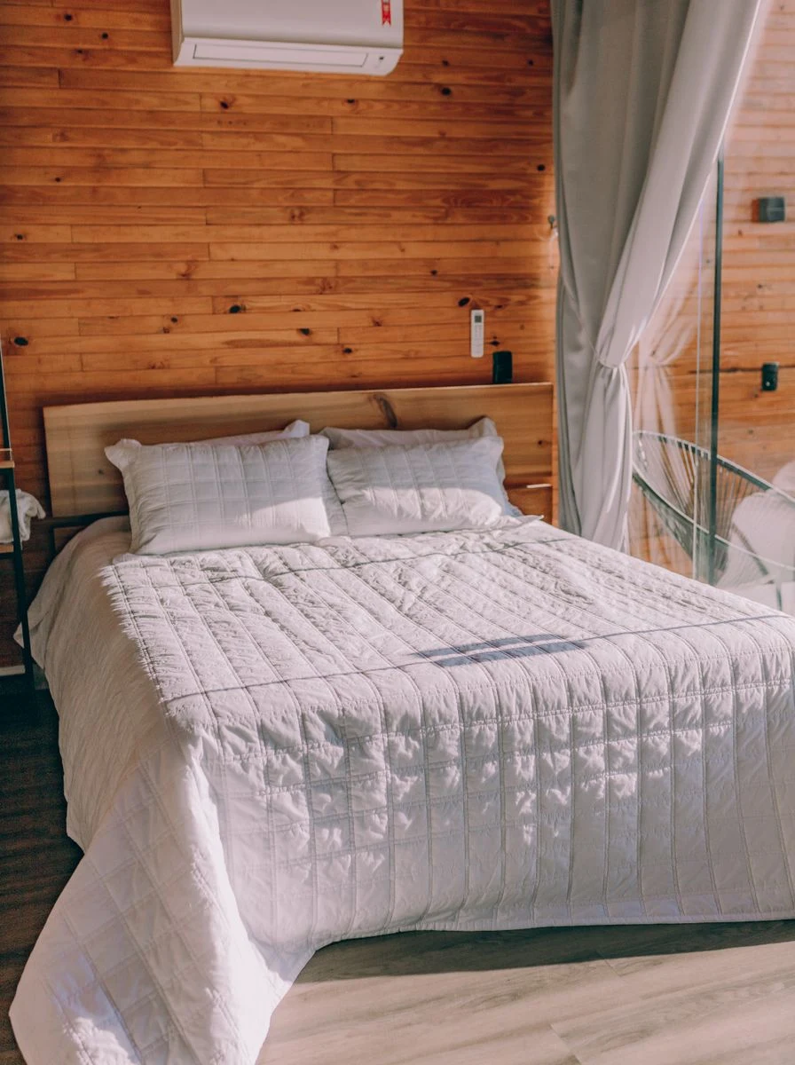 Floating Wooden Bed