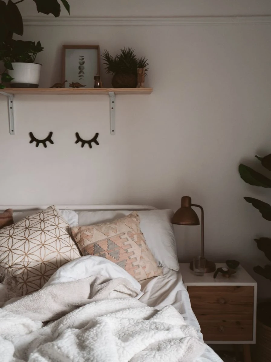 Tufted Headboard + Wood Combo