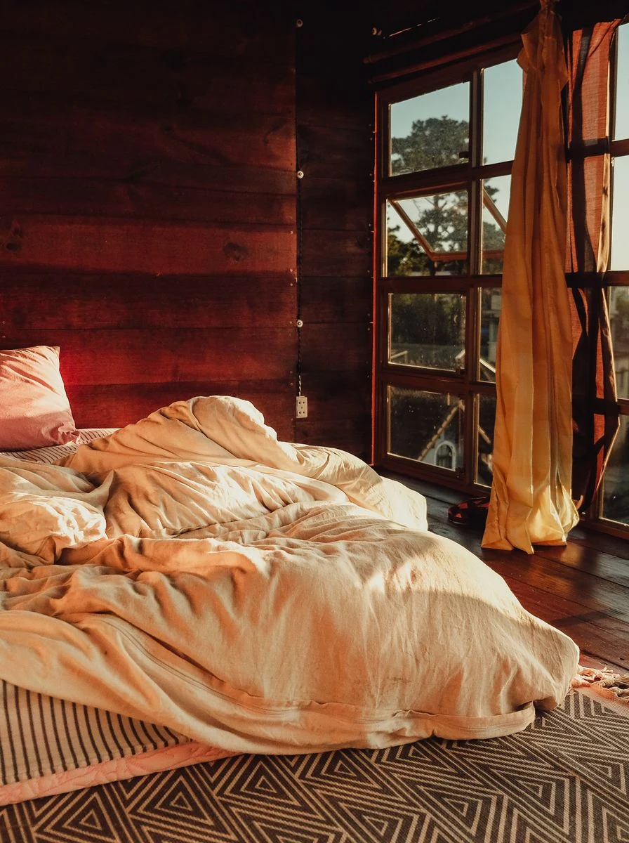 Acacia Wood Bed