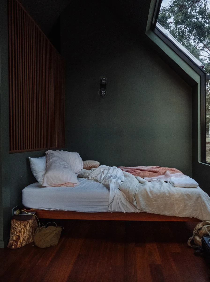 Live-Edge Slab Bed